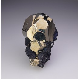 Pyrite and Sphalerite Huanzala, Peru M04739